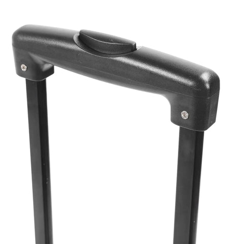 Foldable Hand Truck Heavy Duty Cart With Robust Tray 110 Lb Capacity For HVAC Pros And Electricians Space Saving Design Ergonomic Handle close-up