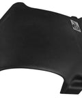 Stealthy Black Vacuum Form ABS Intake System Cover For BMW 335i Xi E9x shown from top angle, no cutting or drilling needed.