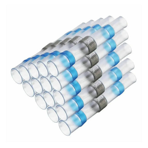 Top Shelf 250 Piece Kit With Four Heat Shrink Butt Connectors For Electrical Wire Splicing And Secure Seal Insulation Soldering Sleeves To Keep Your Cables Safe And Tidy, 250 insulated wire splice connectors