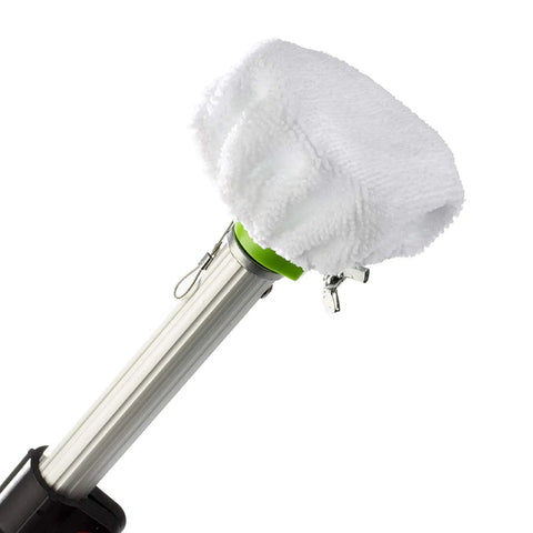 Beefy Workhorse Bulb Changer For Heavier LED Bulbs With Extra Sticky Suction Cup And Locking Thumb Screw, close-up of green tip.