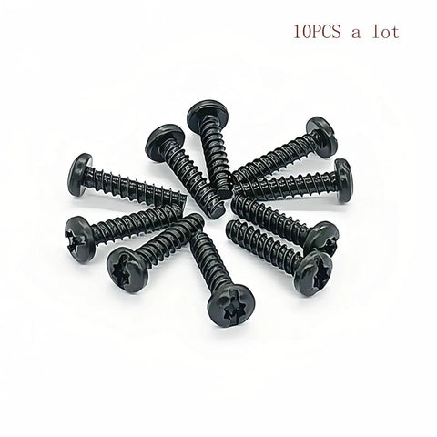 Replacement 10 Piece Screws Set For Power Tools Replaces 330019-04 330013-04 black heavy-duty steel fasteners