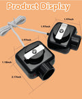 Garage Door Sensor Replacement For Linear Opener LSO50 LDO33 LDO50 HAE00002 Safety Reversing Sensor Kit with dimensions.