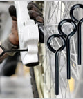 10 Pack 5 32nd Inch Standard Hex Dogging Key With Full Loop Keychain Solid Metal Allen Key Wrench Set used on machinery