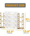 Toy Storage Organizer With Six Shelves And Twelve Bins Bookshelf For Playroom And Bedroom Organization Kid Friendly Design