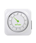 No Fuss Turn Dial Countdown Timer With 3-Prong Grounded Outlet Up To 12 Hour Countdown In 15 Minute Increments Energy Saving