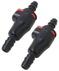 Professional 2-Pack Hydration System Quick Disconnect Adapters For One Quarter Inch Tubing And Leak Free Connections