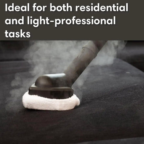 Heavy Duty Steam Cleaner Beast Features A 410 Cc Engine Packing 72 Psi for continuous cleaning power on upholstery.