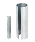 Beefy 7/8 To 1 Inch Crankshaft Sleeve Adapter Kit With Precision Step Key, stainless steel, 7/8 inch to 1 inch conversion sleeve and key.