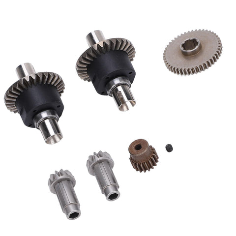 High Hardness RC Car Gear Set With Differential And Upgraded Gears For One Sixteenth Scale Models 16101 16102 16103 Compatible