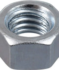 Coarse Thread Hex Nuts Set 50 Pcs One Half Inch 13 Pitch Zinc Plated Grade Two Steel Hardware for DIY Repairs