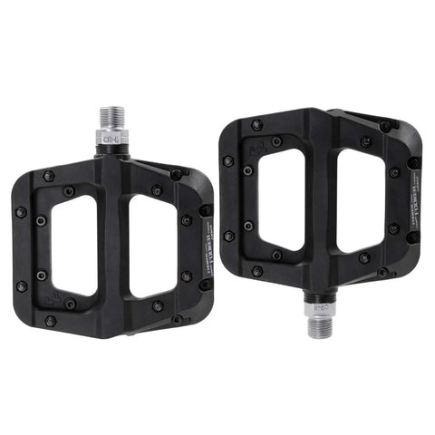 MTB Pedals Built For Action Non Slip Platform Pedals 9/16 Inch For BMX And Mountain Bikes Lightweight Nylon Fiber With CrMo Spindle