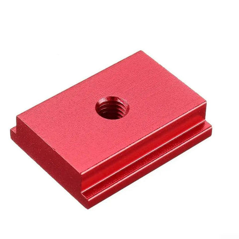 Premium Aluminum Alloy T Slot Nut For Woodworking Holds Tight On Table Saws Miter Saws Drill Press Tables Milling Machines With Secure Fit, red finish.