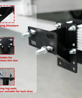 Heavy Duty Trailer Spare Tire Mount Bracket Fits 4 4.5 4.75 5 And 5.5 Inch Bolt Patterns Holds Spare On 4 Lug 5 Lug And 6 Lug