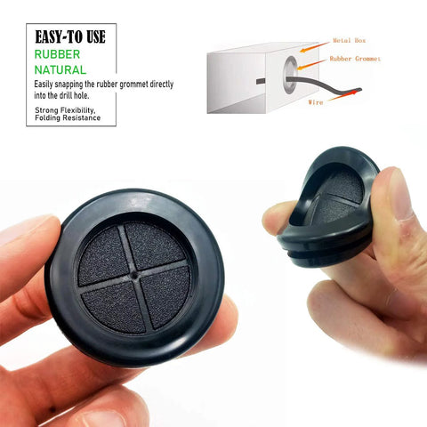 Rubber Grommets For Wiring One And Quarter Inch Hole Double Sided Plugs For Firewall And Automotive Use Cut To Size Grommets