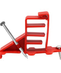 Sihai 10 Pack Hammer In Insulated Cable Staples, Heavy Duty Multi Cable Stacker For Romex Coaxial Cat5 Nm Cable With Nails And Screws For Wood Or Metal Studs, Flame Retardant Red, Keeps Wires Tidy And Secured, red cable clamp with nail.