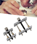 Pro Grade Watch Movement Holder Alloy Fixed Base Case Clamp Opening Durable Multi Function Watchmaker Tool For Precise Repairs