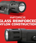 Gen 2 WML 400 Lumen Weapon Light With White Light And IR Illuminator Black Finish Built From 100 Percent Nylon Made In USA
