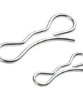 Deck Linkage Clip Kit Replacement Parts With Bow Tie Lock Cotter Pins, Includes Four Seven Sixteenths Inch Pins And One Five Sixteenths Inch Pin
