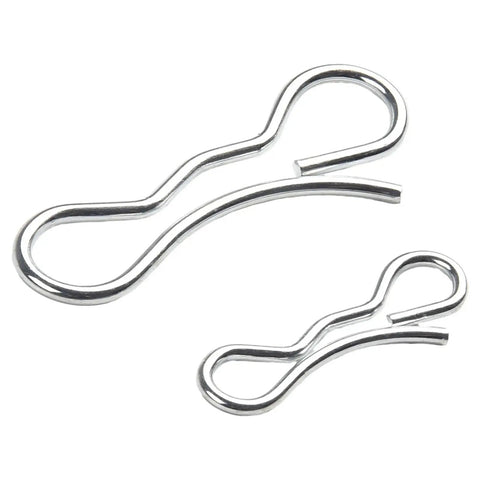 Deck Linkage Clip Kit Replacement Parts With Bow Tie Lock Cotter Pins, Includes Four Seven Sixteenths Inch Pins And One Five Sixteenths Inch Pin