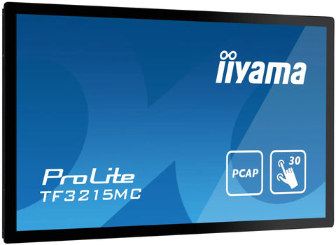 Built Different Open Frame Monitor Featuring 30 Point PCAP Touch Screen With Edge To Edge Glass Meant For Kiosks And Retail Setups, ProLite TF3215MC.