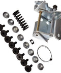 Top Shelf Heavy Duty Front Left Upper Door Hinge That Drops Right Into Your Favorite Chevy Rig For A Smooth And Rock Solid Bodywork Swap Every Damn Time with screws and springs.