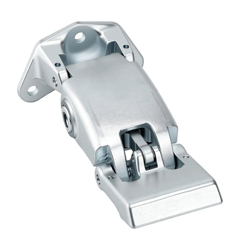Built Like A Tank Rear Door Hinge Using Premium Steel Alloy side view, showcasing sturdy design and smooth mechanism.