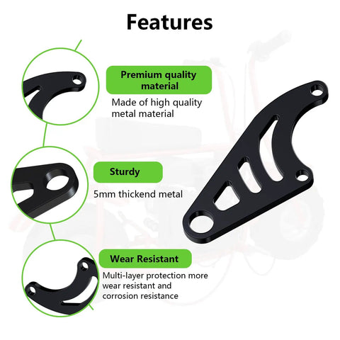 Features of Upgraded Mini Bike Hydraulic Brake Kit With Rear Caliper Mounting Bracket Adapter for Coleman CT100U