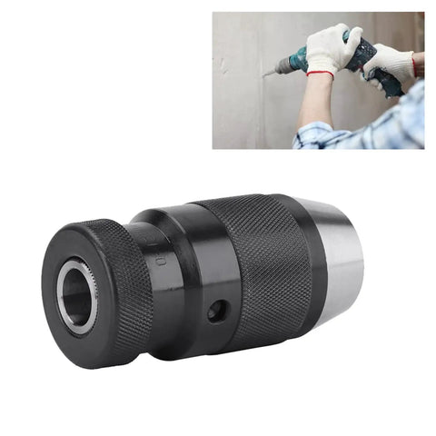 Killer Grip Keyless Drill Chuck 0 To 13 Mm With Half Inch Thread And B16 Taper Self Tightening Steel Mount For Lathe No Fuss Operation Straight Up Quality Gear