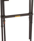 Heavy Duty Table Saw Stand For Jobsite With Folding Flat Design That Fits 10 Inch Compact Saws Rugged Tube Steel Construction