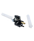 Plug And Play Vacuum System Petcock 22mm Straight Outlet Fits Harley Davidson Sportster 883 XL883 XLH883 1200 XL1200 XLH1200 From 1995 Through 2006 Fuel Valve Replacement 62169 95 95B Easy Install And Reliable with filter tube visible