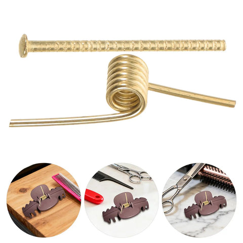 8 Pack Hair Clip Spring Replacement with strong clamping steel jaw clips and compact body for DIY projects and everyday use.