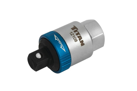 3/8-Inch Drive Ratcheting Breaker Bar Adapter Converts Breaker Bar Or Sliding T-Handle Into Ratchet Reversible Mechanism Close-up