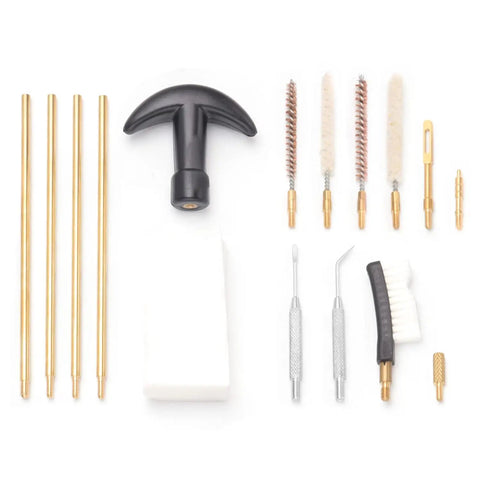 Air Gun Cleaning Kit For.177 And.22 Caliber Pistols And Rifles, Includes Cleaning Rods, Brushes, Mops, Jags, Picks And Thread Adapter