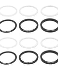 12 Pcs Bike Bottom Bracket Gasket And Crank Spacer Kit For 24mm BB86 91 92 BB30 PF30 Road Riders Stainless Steel And Aluminum Washers