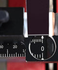 Close-up of Precision Woodworking Miter Gage With 360Mm Fence and Flip Stop For Bench Saws measuring scale and alignment features.