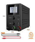 Lab Bench Power Supply 30V 10A 300W Workhorse With 4 Digit LED Display Dual Knob Control USB 5V 2A Charge Port Auto Cooling