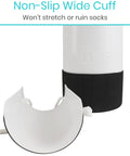 Sock Aid For Easy On And Off With Comfort Foam Grip For Seniors And Limited Mobility Stocking Slider For Hosiery Donning And No Sweat Recovery For Everyday Dressing And Comfortable Self Donning Of Socks, non-slip wide cuff