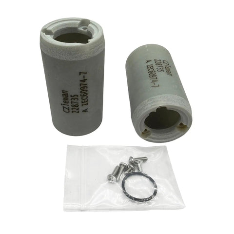 Two Pack 228735 Mounting Sleeve Kit With Wear Resistant Build For 45 105A Plasma Torch Compatible accessories and screws