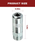 Two Pack Grease Gun Couplers For Milwaukee M18 2 Speed And M12 Cordless Grease Guns Fits 2446 20 2446 21XC 2646 20 Product Size