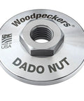 Dado Nut Replacement For SawStop Table Saws With One Piece Arbor Nut And Washer Full Thread Engagement Easy Install Made In USA