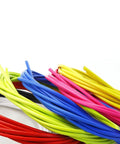 All In One Bike Cable Kit For Mountain And Road Bikes With Brake And Derailleur Housings Routing Damping Foam Sleeve End Caps Crimps Clips And Cable Guide For Clean Install In Ten Color Choices MTB multi-colored cables