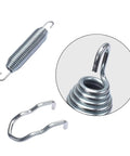 Top Rated Deck Idler Tension Anchor Fitting For Mowers To Stop Slippage Boost Cutting Efficiency And Keep Your Blade Spinning Smooth With Durable Metal Spring For Tough Jobs - Metal coil spring shown from multiple angles.