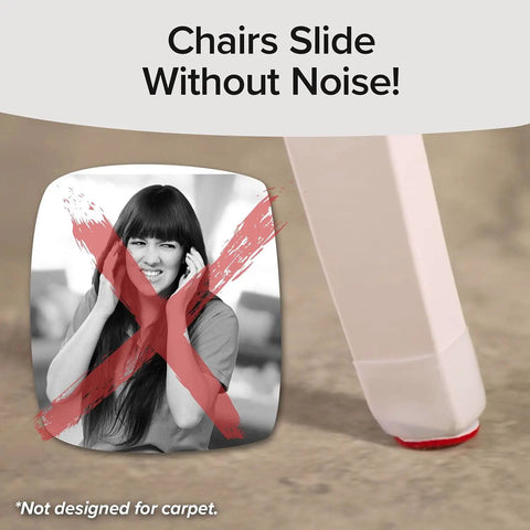 Small Chair Leg Sliders Set Clear Stretchable Covers For Hardwood And Tile Floors Protect Floors From Scratches