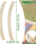 Two Detachable Hammock Spreader Bars Made From Lightweight Wood For Easy Setup And Stable Balance In Outdoor Hammocks
