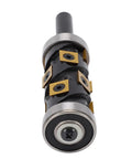 Heavy Duty Fafeicy Reversible Carbide Insert Router Bit With 1/2 Inch Shank and Spiral Trim for woodworking projects