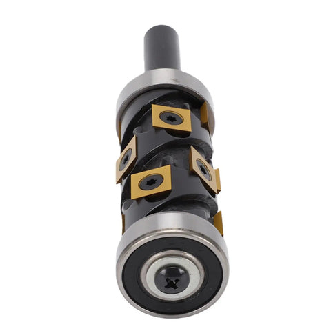 Heavy Duty Fafeicy Reversible Carbide Insert Router Bit With 1/2 Inch Shank and Spiral Trim for woodworking projects