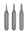 Pentagon Screwdriver Bit Set P2 P5 P6 5/32 Inch Hex Shank 28mm Length Magnetic 5 Point Head S2 Steel Bits