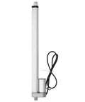 Get This Heavy Duty 30N Electric Linear Actuator With Compact Design For Boats And Industrial Machinery, Low Noise And Energy Saving Power Move For Cars At 12V DC Voltage, showing a vertical actuator with motor.