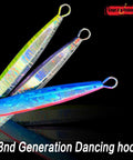 Hella Badass Saltwater Jigging Lures Set Of Three 150 Gram Speed Vertical Slow Pitch Artificial Bait Multi Color Metal Fishing Plugs.
