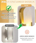 Natural Spanish Alabaster Wall Sconce, 19.7" High Marble Wall Sconces, G9, showcasing fully enclosed alabaster design.
